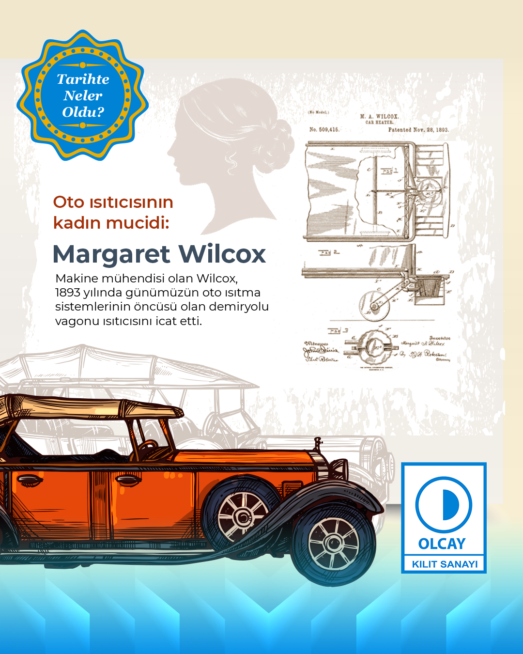 The Female Inventor of the Car Heater - Margaret Wilcox